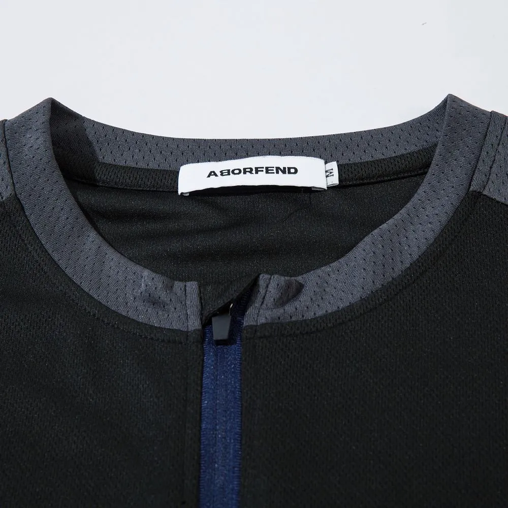 Collarless zipper waterproof cycling Sweatshirt
