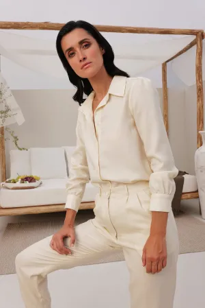 Cologne Woollen Shirt (Ivory)