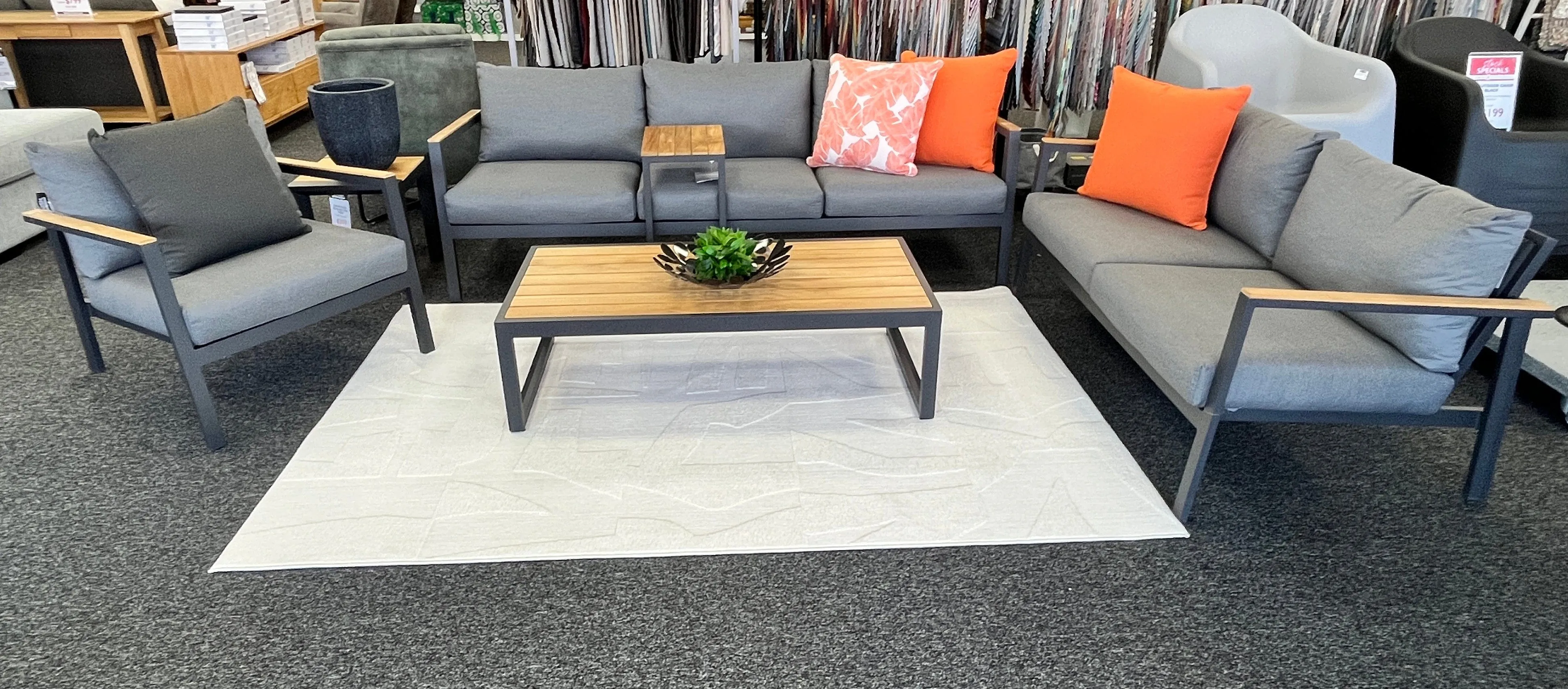 Copenhagen Outdoor Lounge Chair - Charcoal