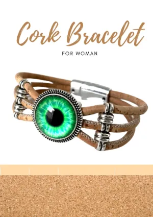 Cork Bracelet for Women