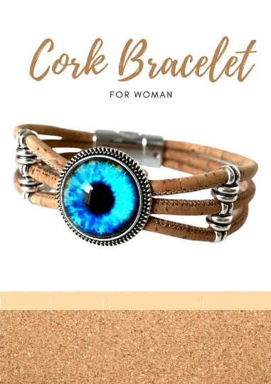 Cork Bracelet for Women