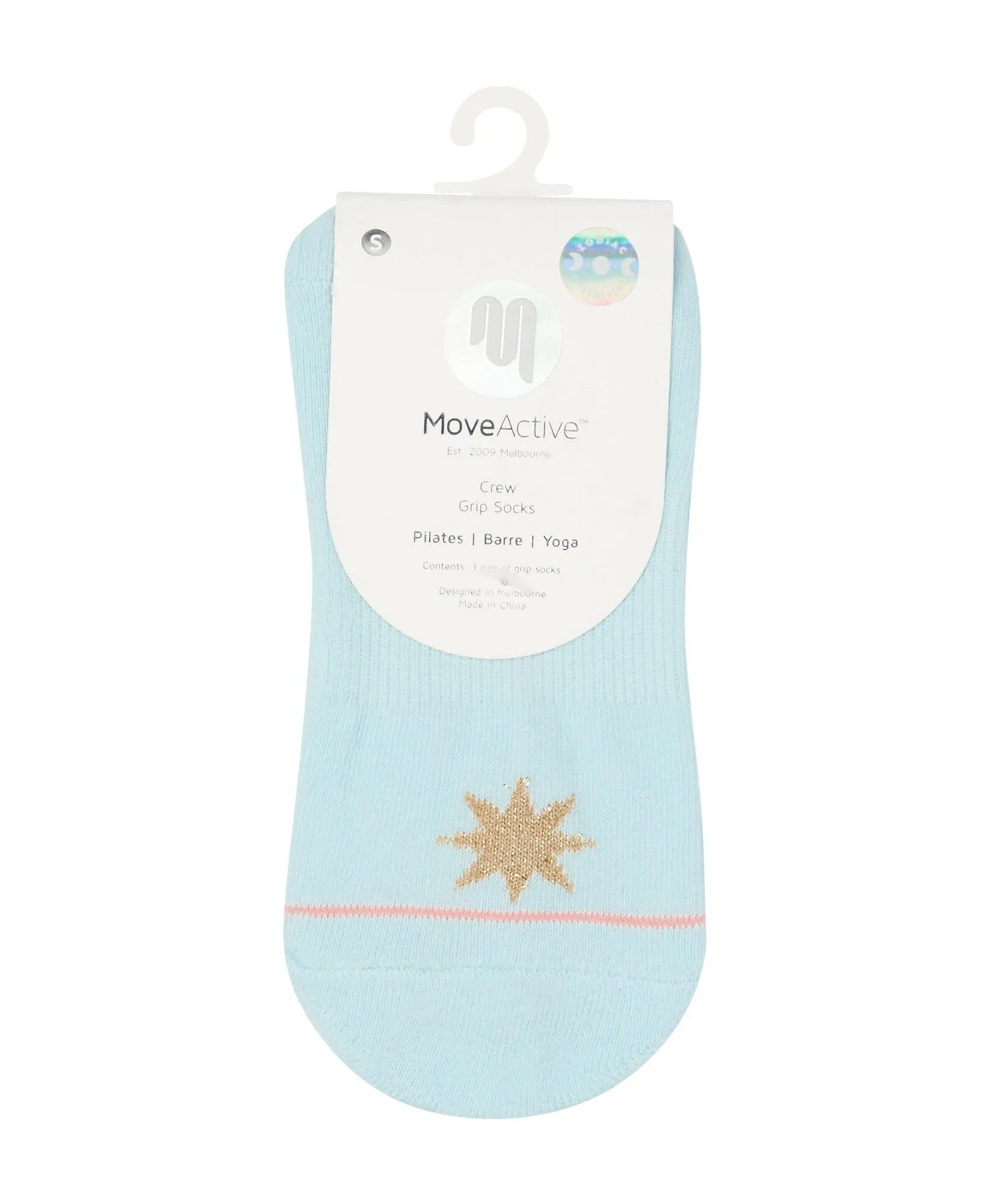 Crew Non Slip Grip Socks - Leo