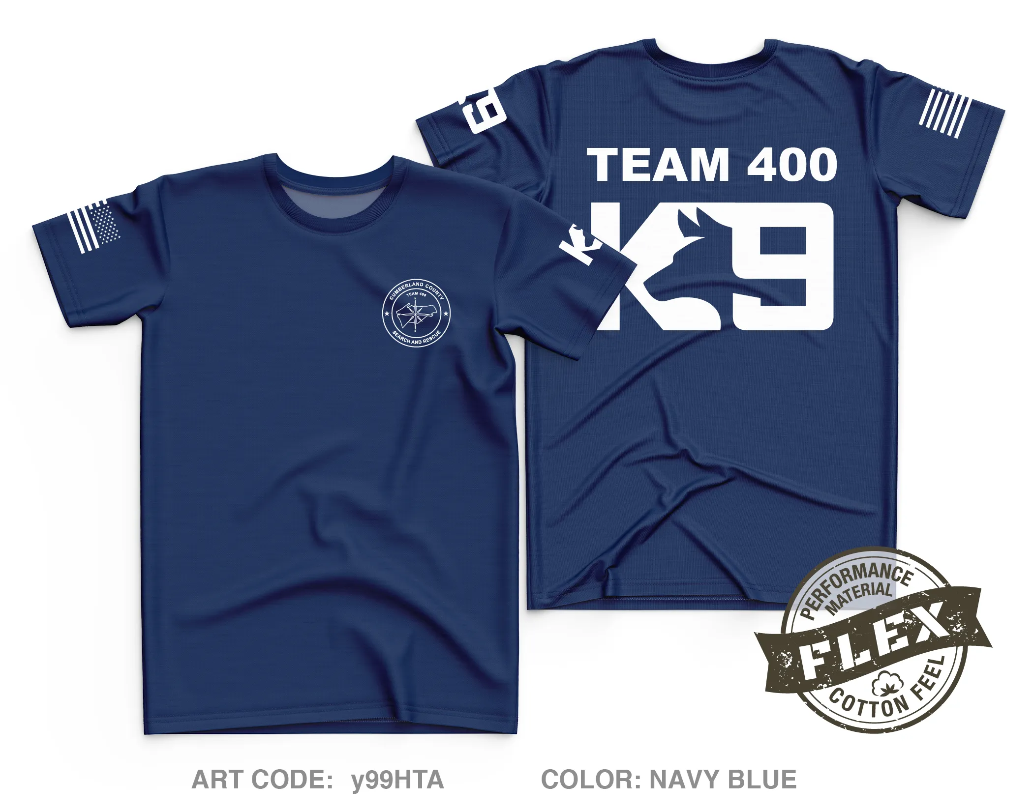 Cumberland County Search and Rescue Core Men's SS Flex Performance Tee - y99HTA