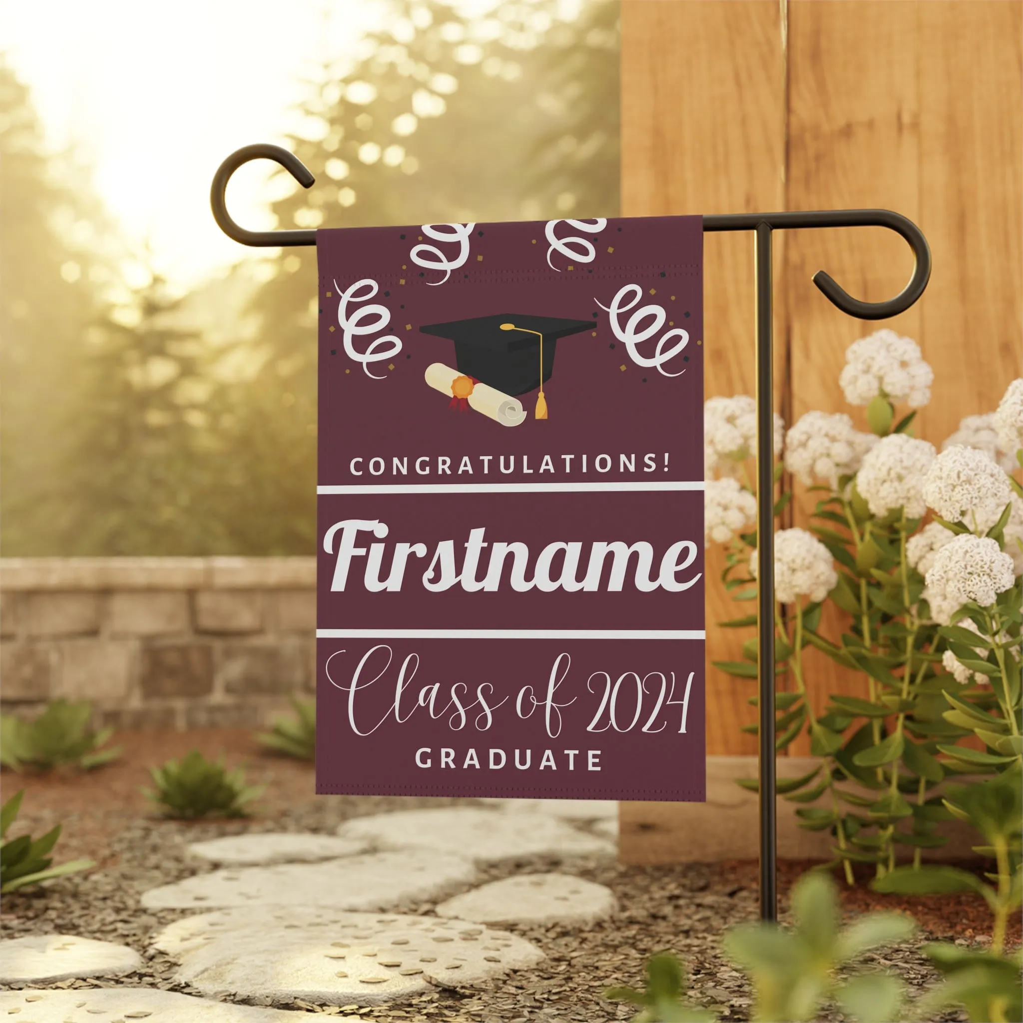 Custom Graduation Yard Flag | Yard Sign