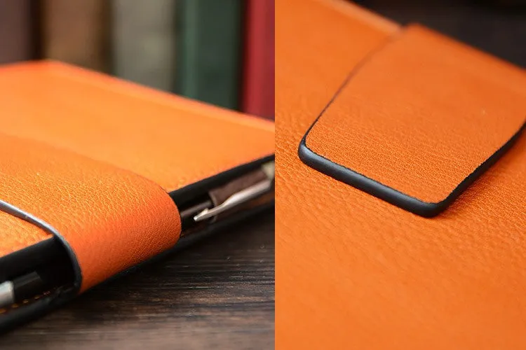 Custom Handmade Journal Book Diary Book Vegetable Tanned Italian Leather A5 Notebook D049