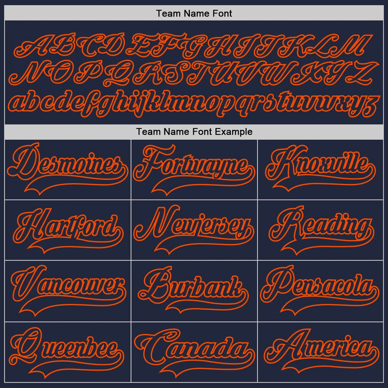 Custom Navy Orange Hockey Jersey