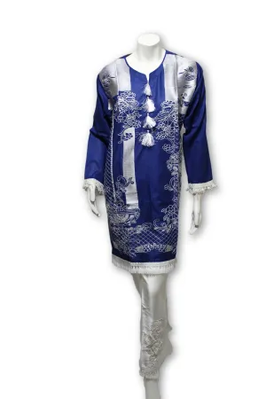 D04 Pakistani Indian Women Semi Formal Dress