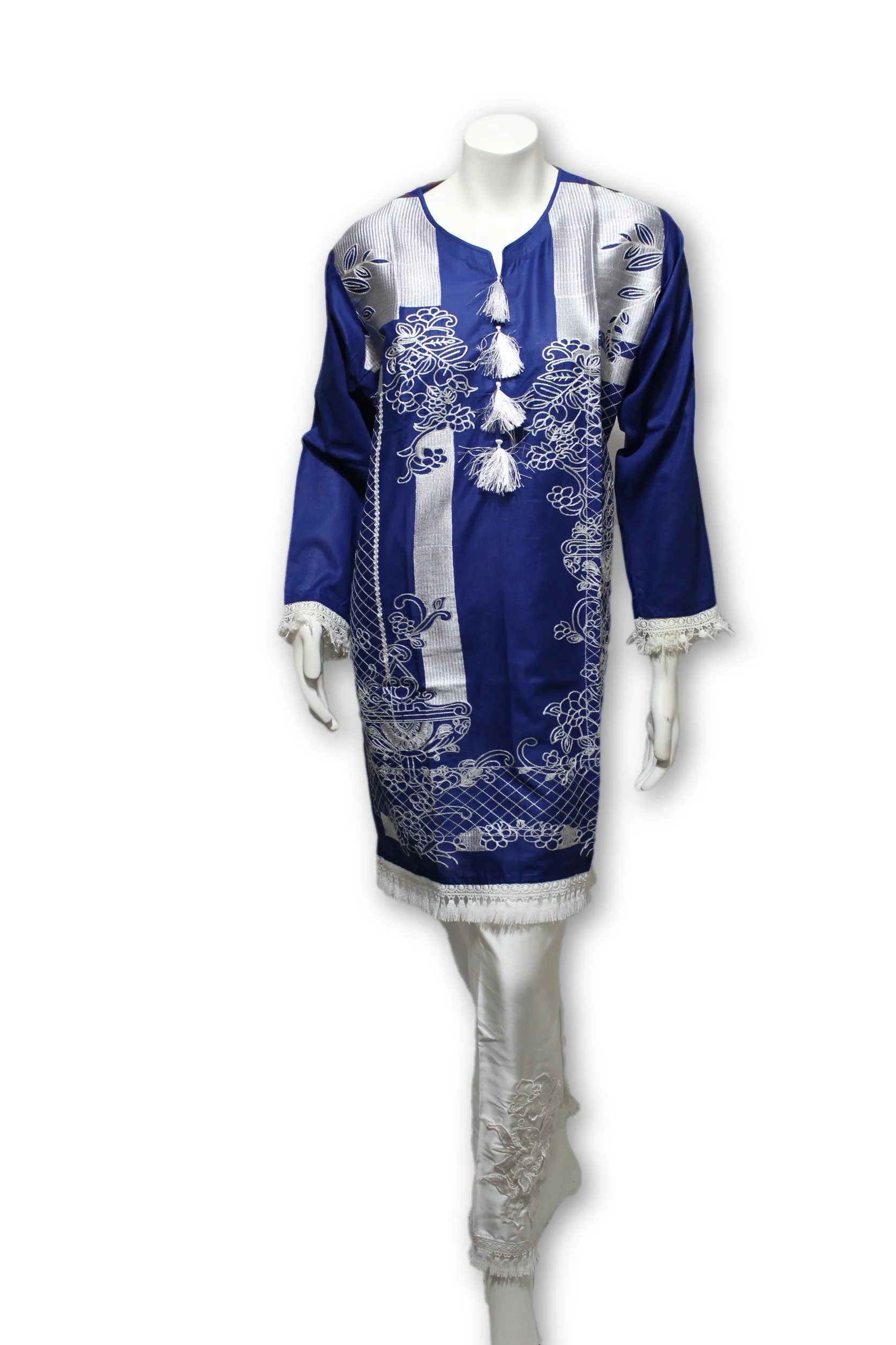 D04 Pakistani Indian Women Semi Formal Dress
