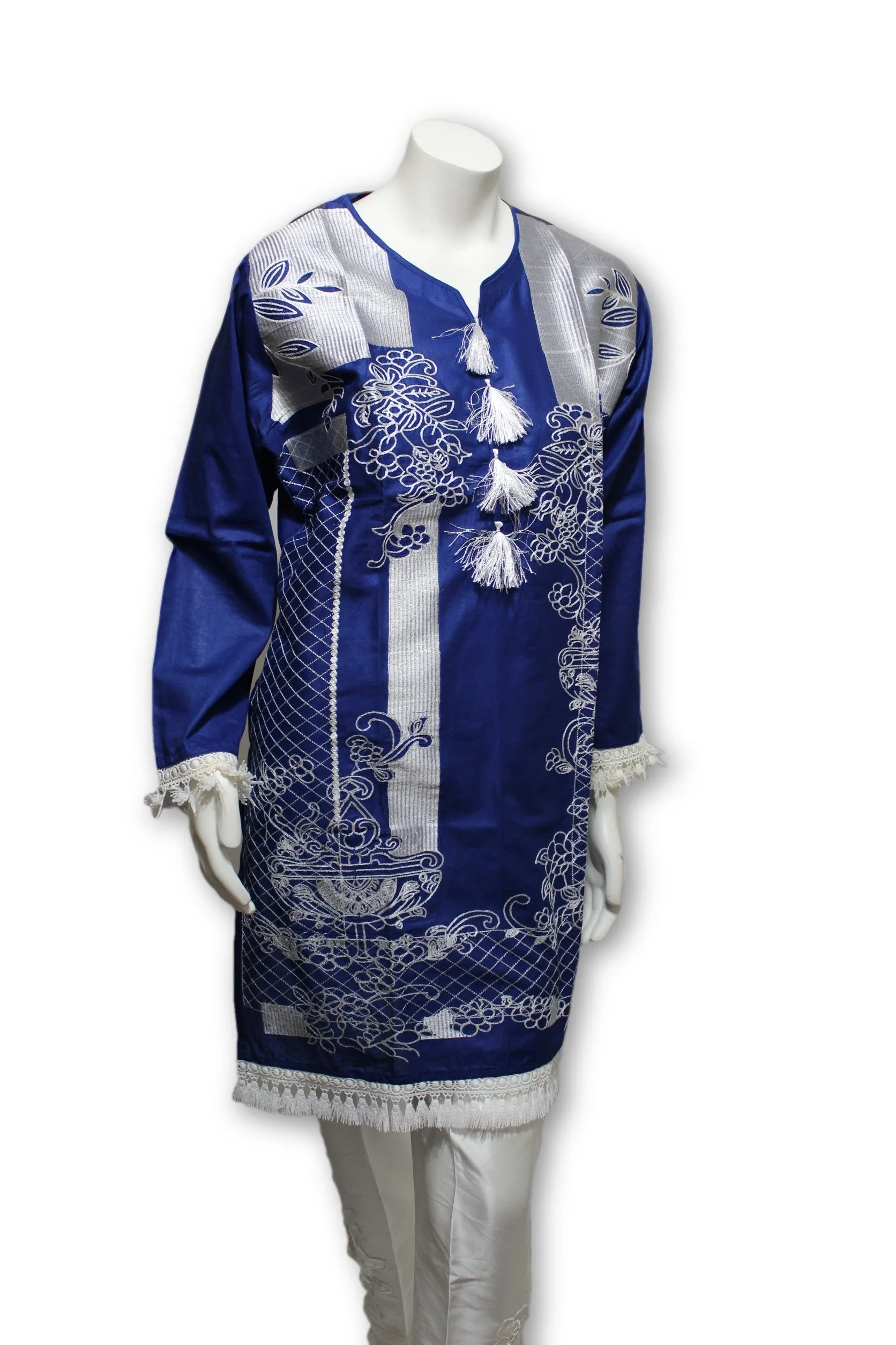 D04 Pakistani Indian Women Semi Formal Dress