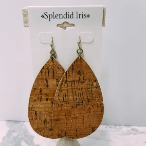 DARK CORK EARRING