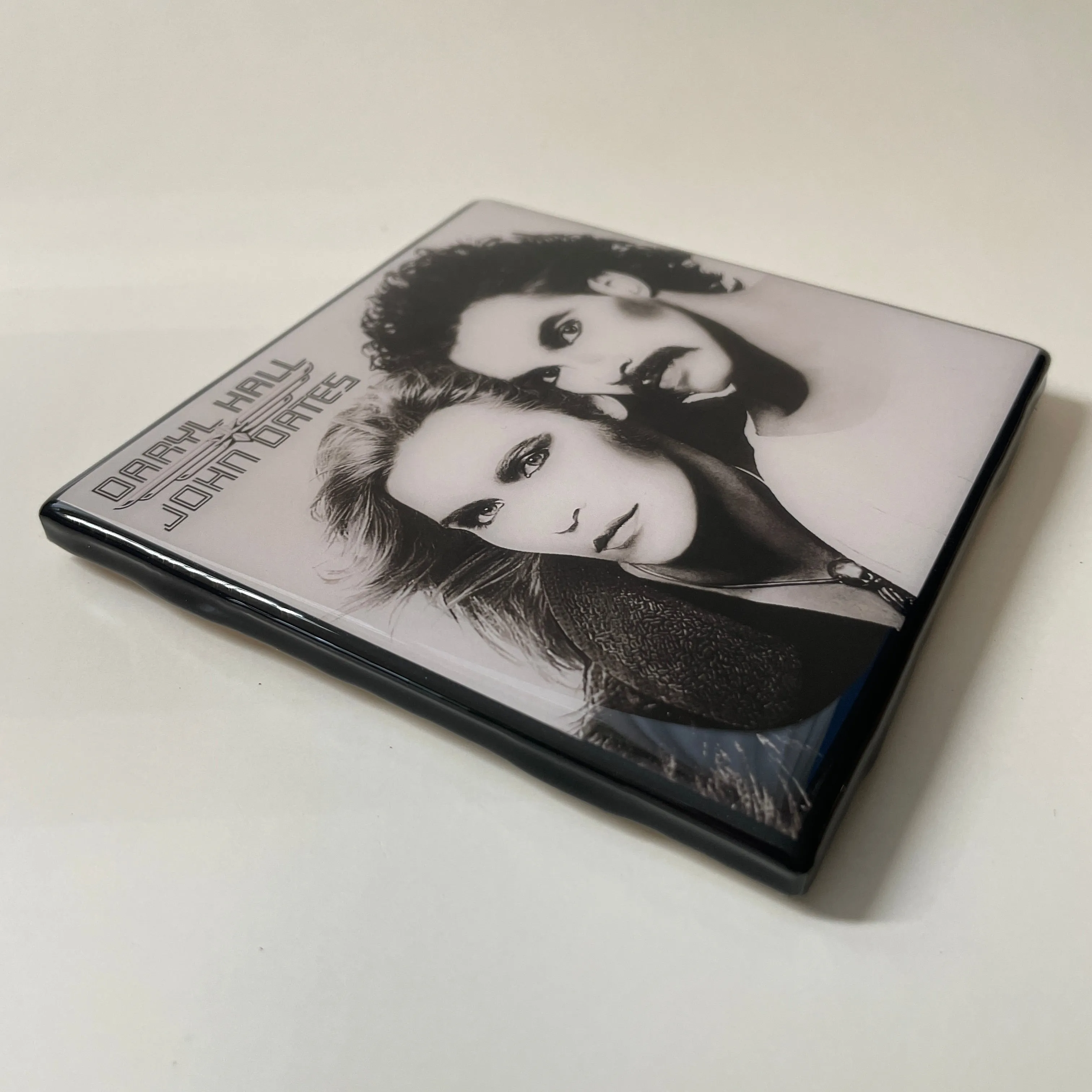 DARYL HALL JOHN OATES Custom Ceramic Tile COASTER Barware Cork