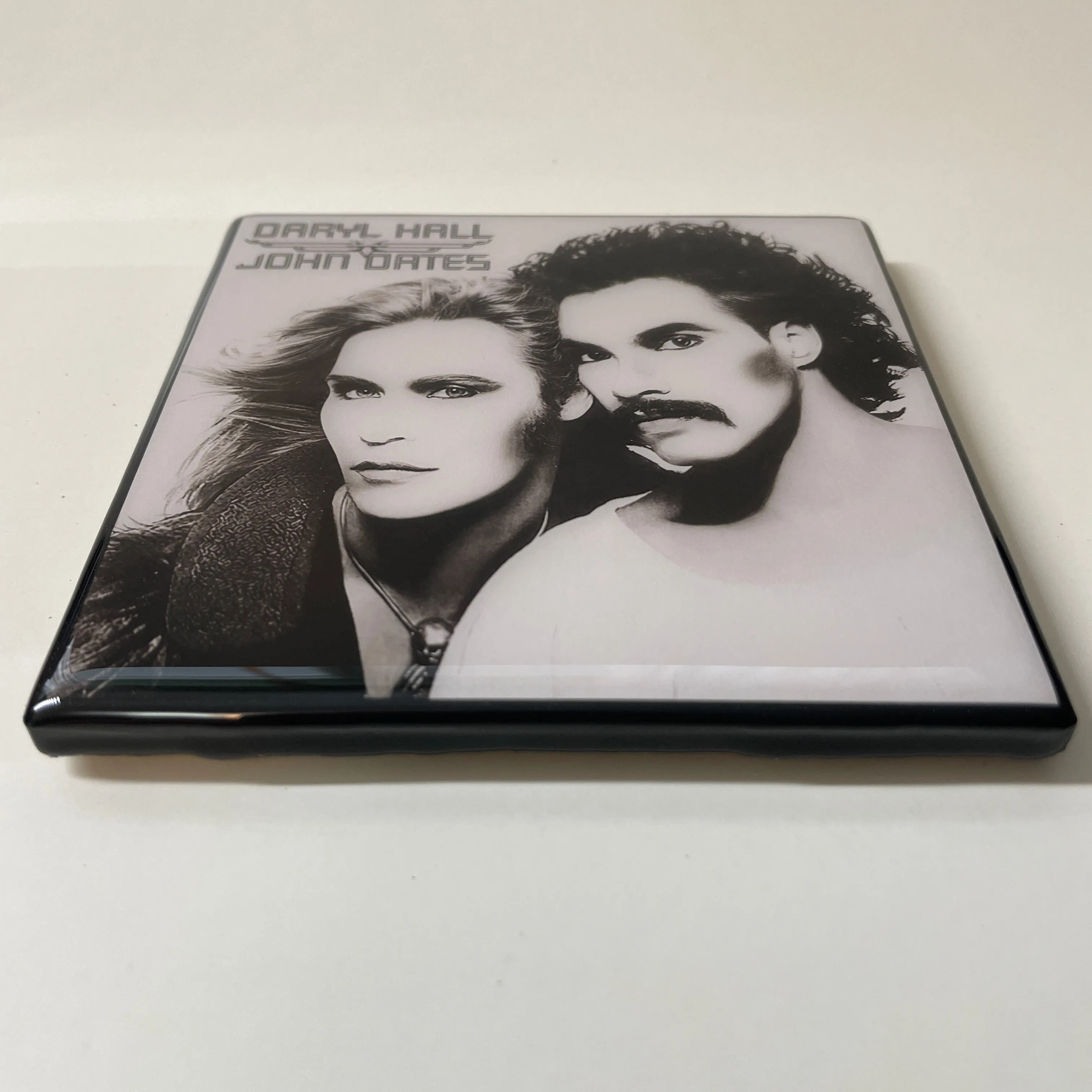 DARYL HALL JOHN OATES Custom Ceramic Tile COASTER Barware Cork