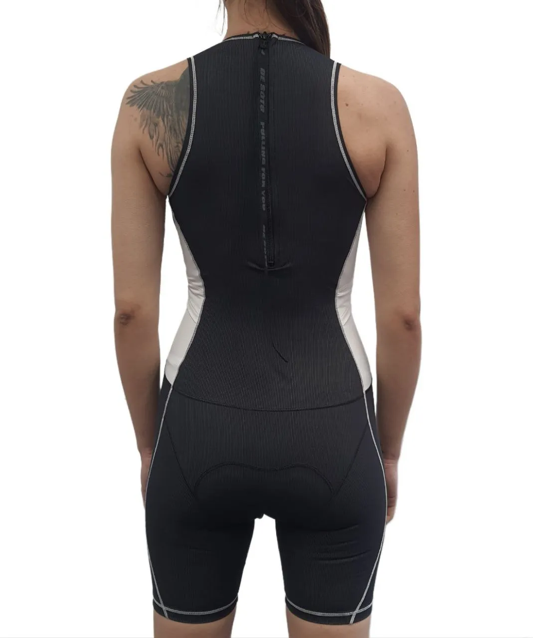 DE SOTO Women's Black Colorblock Forza ITU Triathlon Suit #WFIT Small NWT