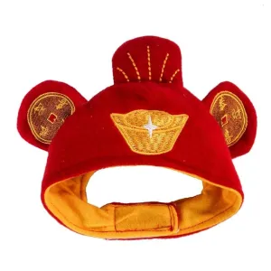 Decorative Cat Head Wear with Adjustable Velcro