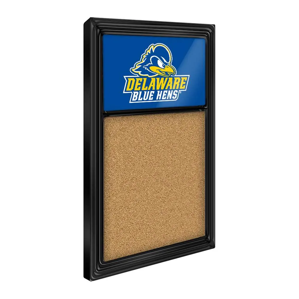 Delaware Blue Hens: Logo - Cork Note Board
