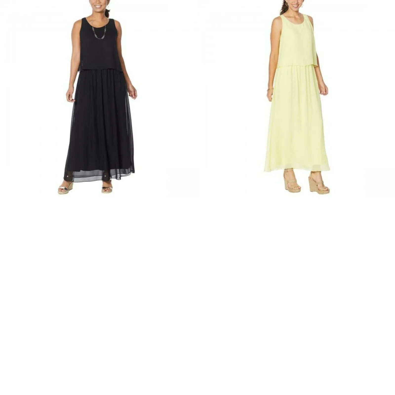 DG2 by Diane Gilman Women's Easy Tank Maxi Dress