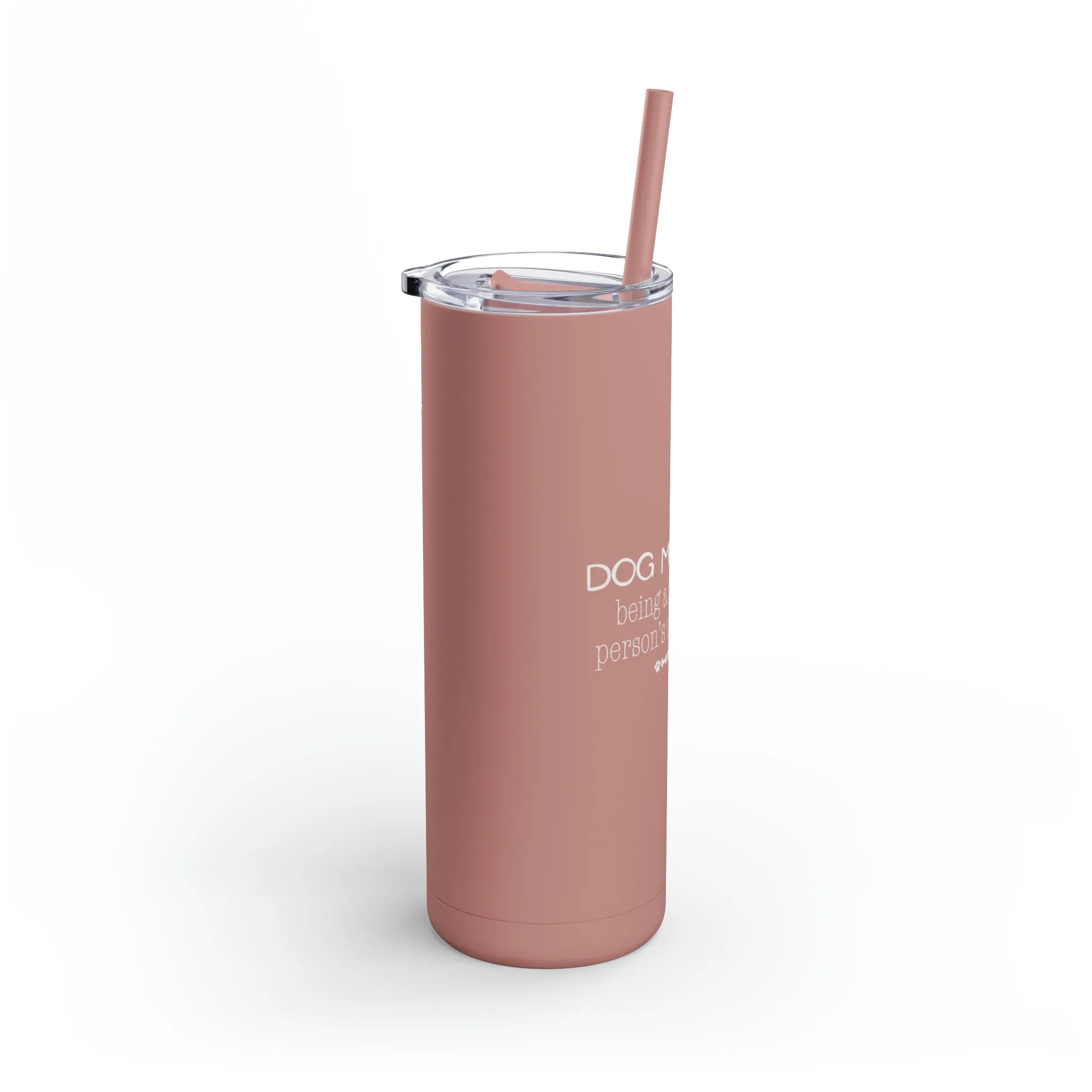 Dog Mom Definition Skinny Matte Tumbler