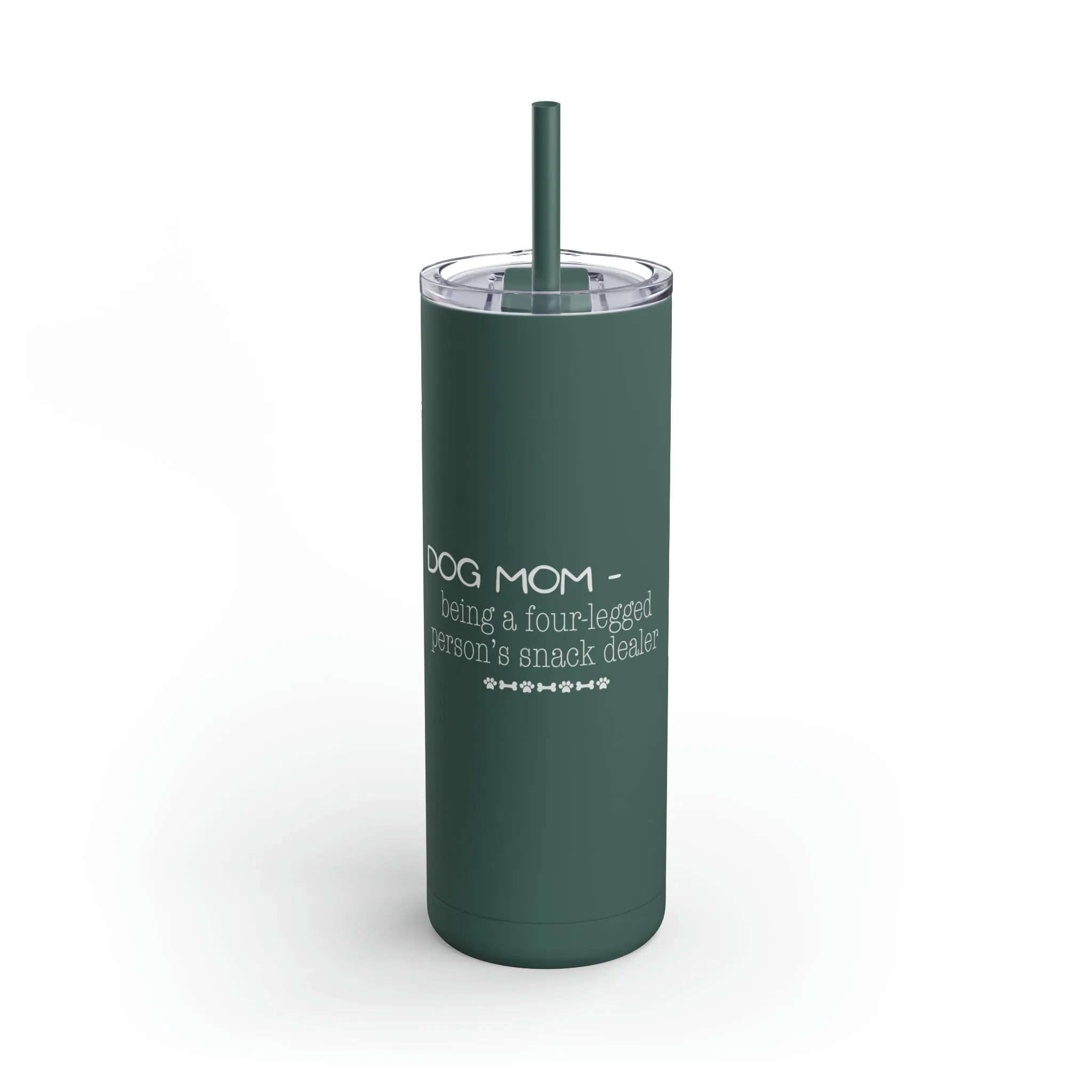 Dog Mom Definition Skinny Matte Tumbler