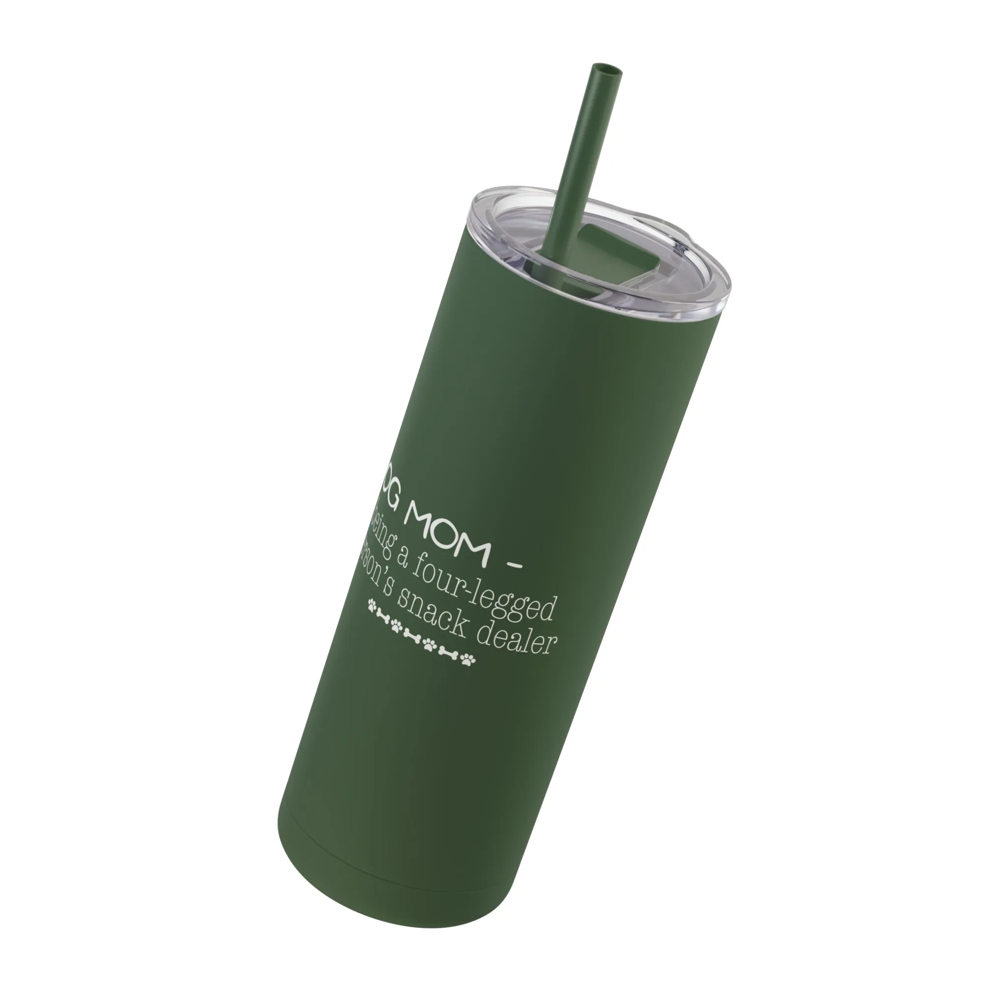 Dog Mom Definition Skinny Matte Tumbler