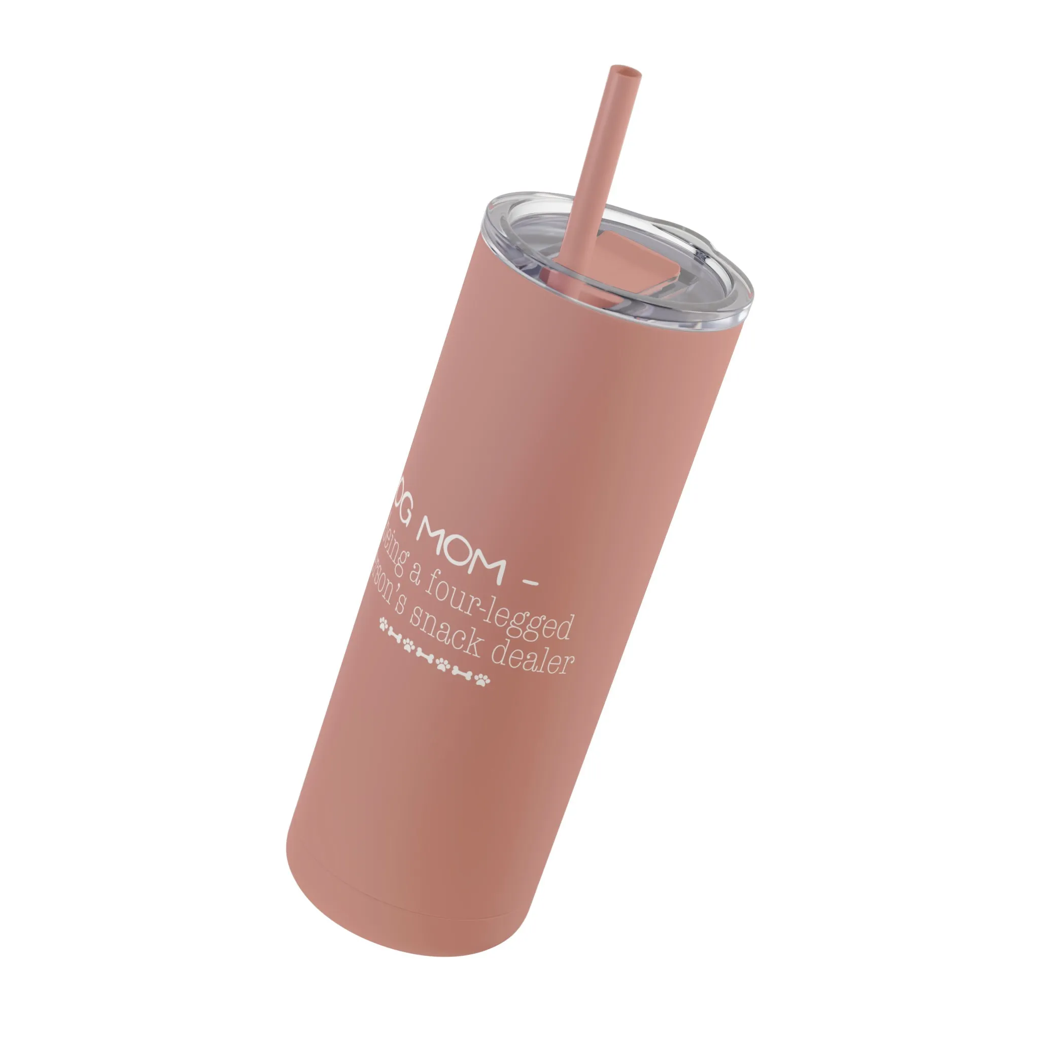 Dog Mom Definition Skinny Matte Tumbler