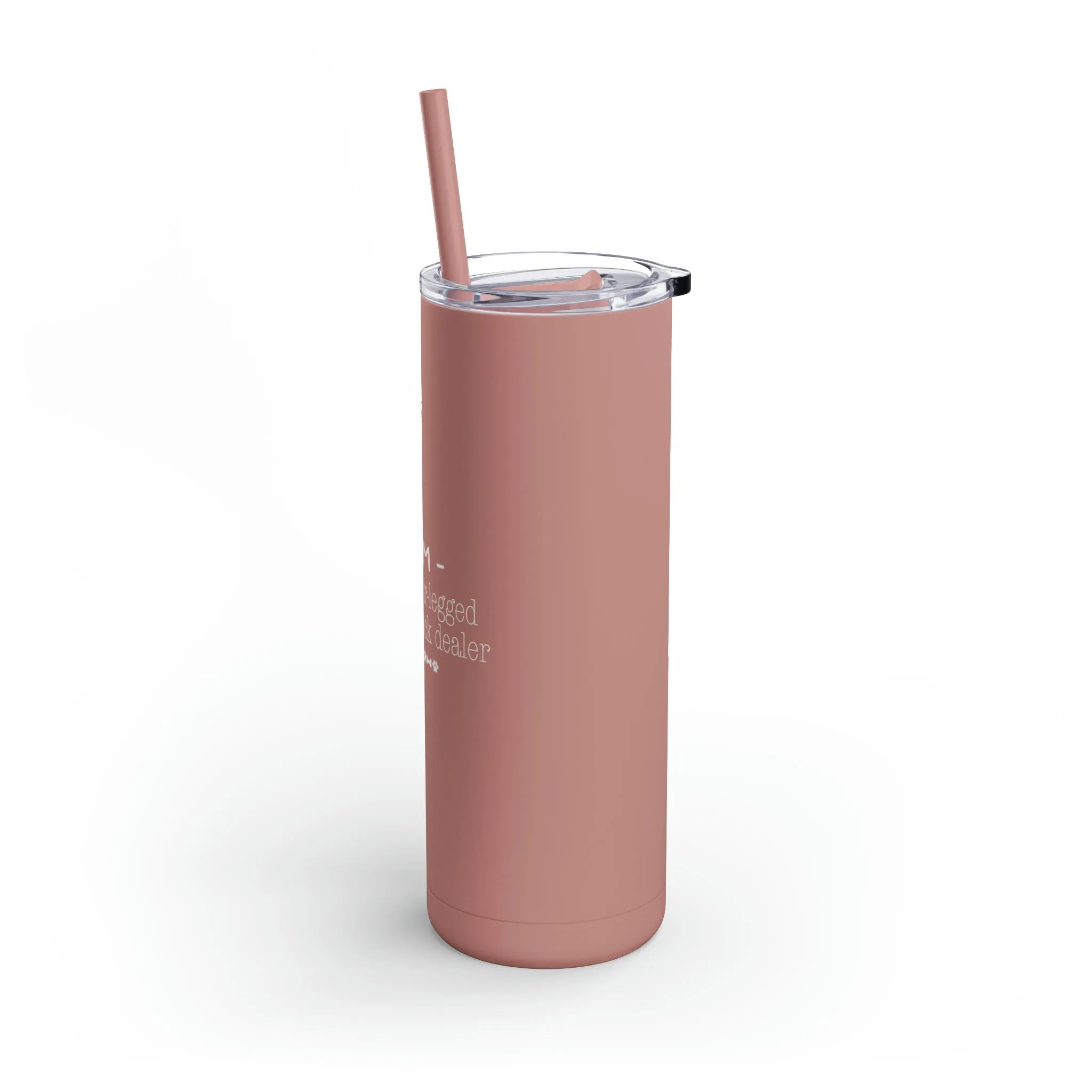 Dog Mom Definition Skinny Matte Tumbler