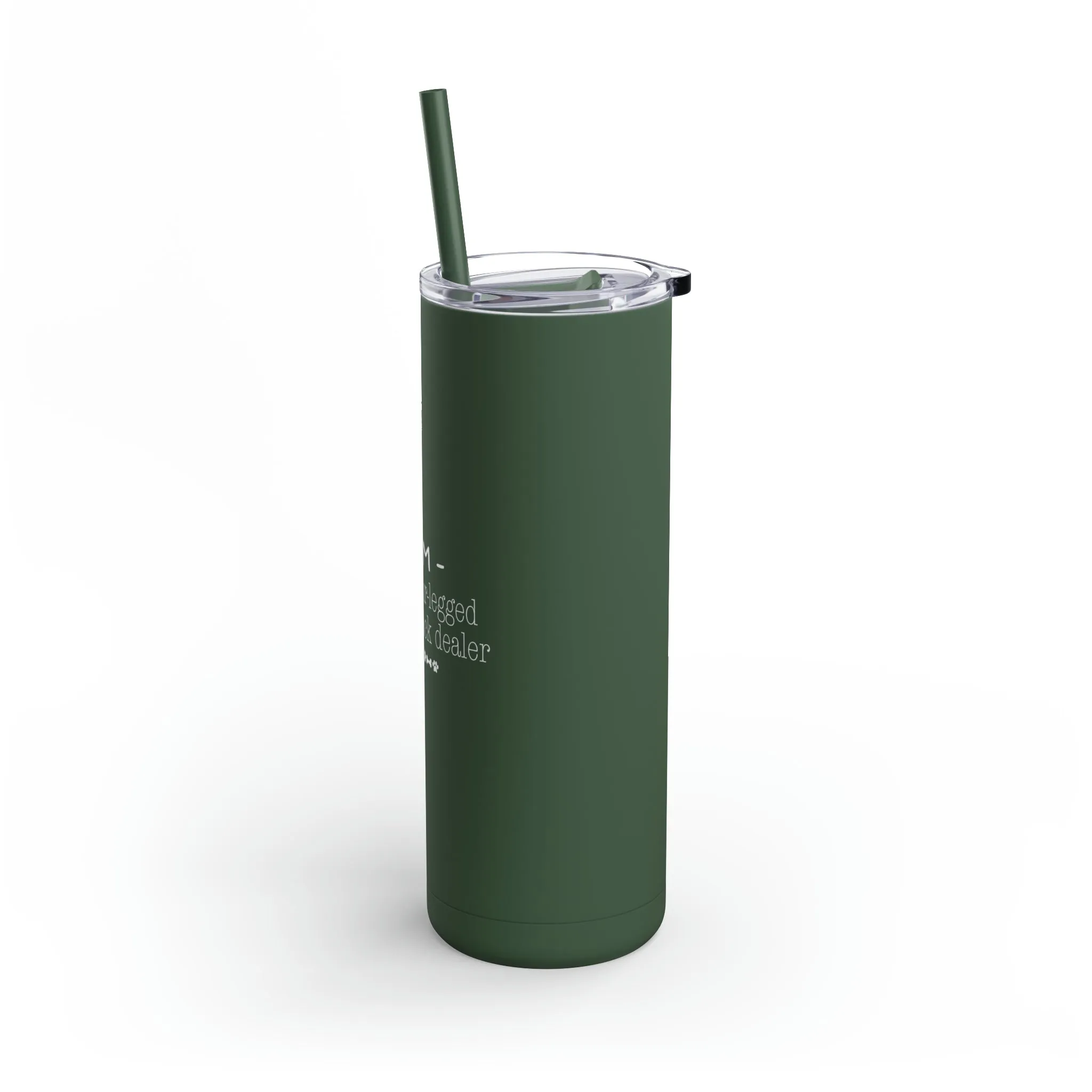 Dog Mom Definition Skinny Matte Tumbler