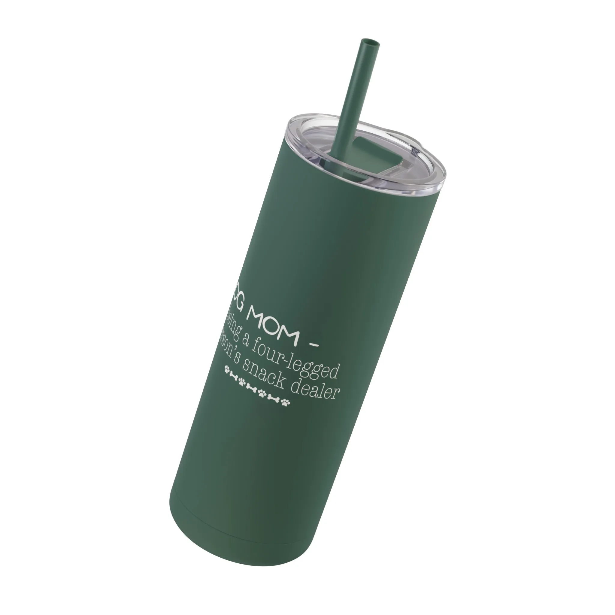 Dog Mom Definition Skinny Matte Tumbler