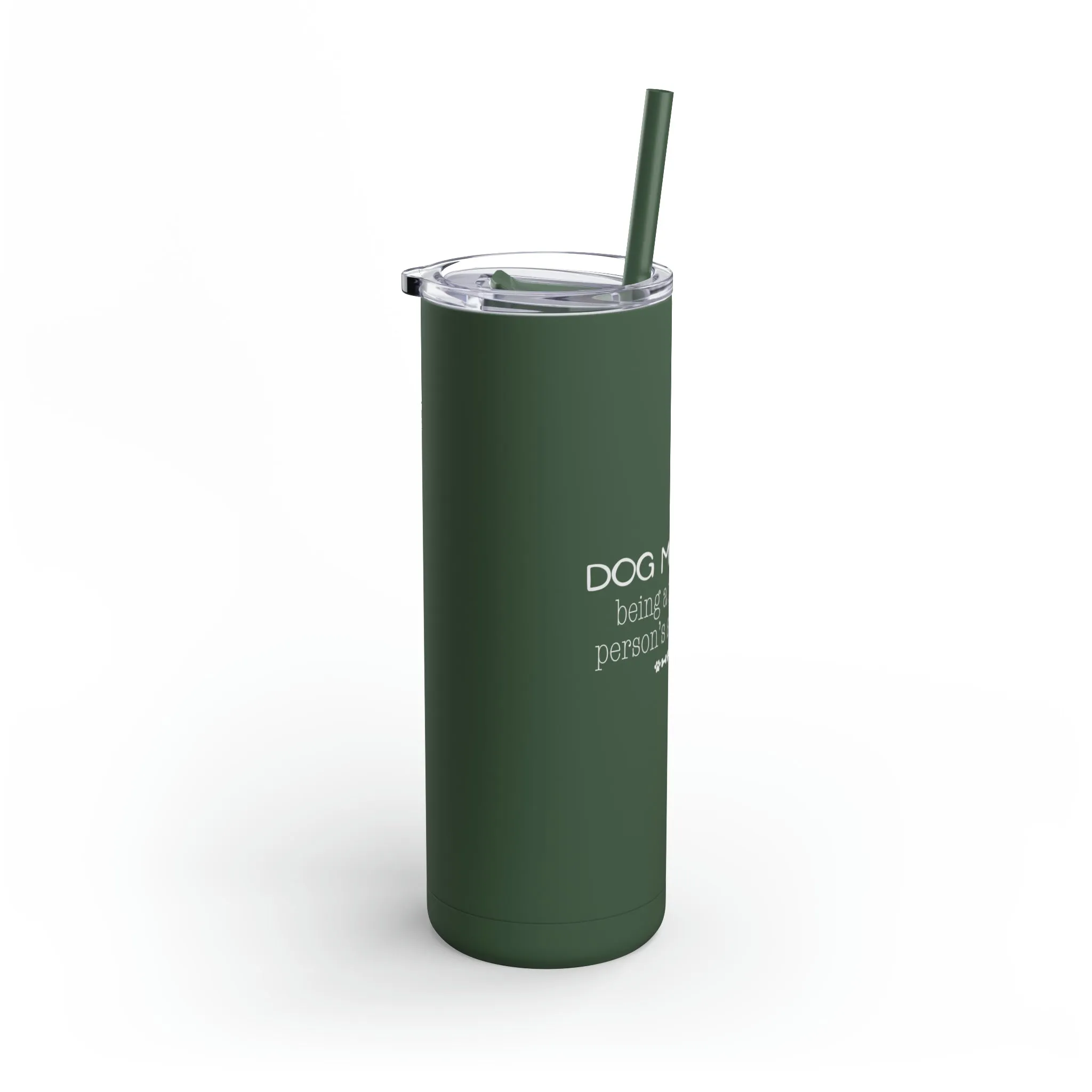 Dog Mom Definition Skinny Matte Tumbler