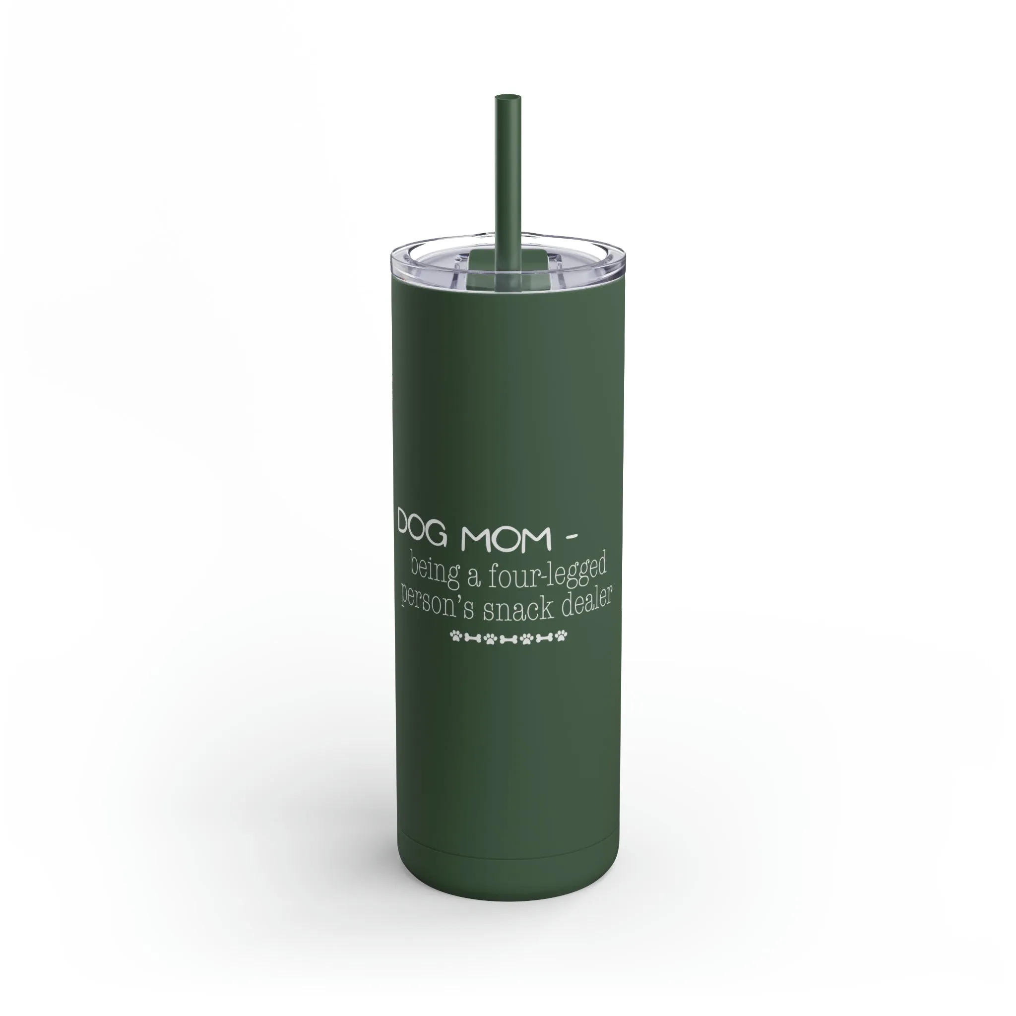 Dog Mom Definition Skinny Matte Tumbler