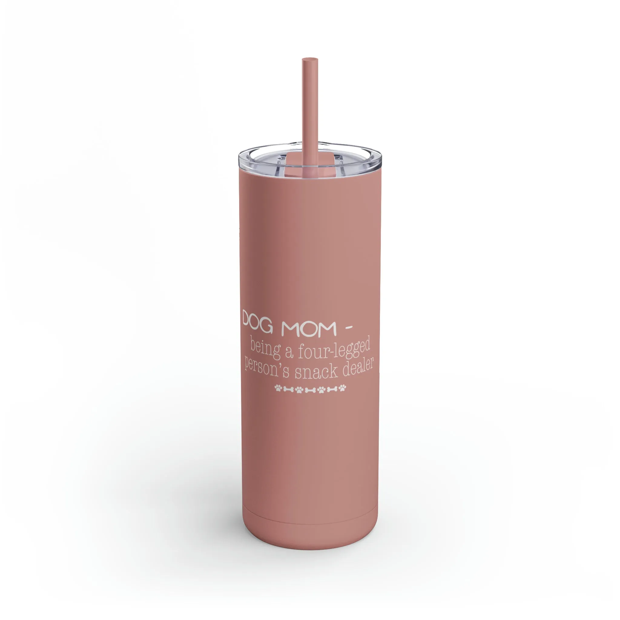 Dog Mom Definition Skinny Matte Tumbler
