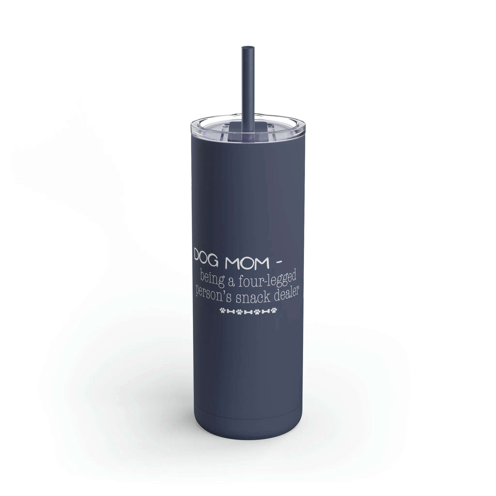 Dog Mom Definition Skinny Matte Tumbler