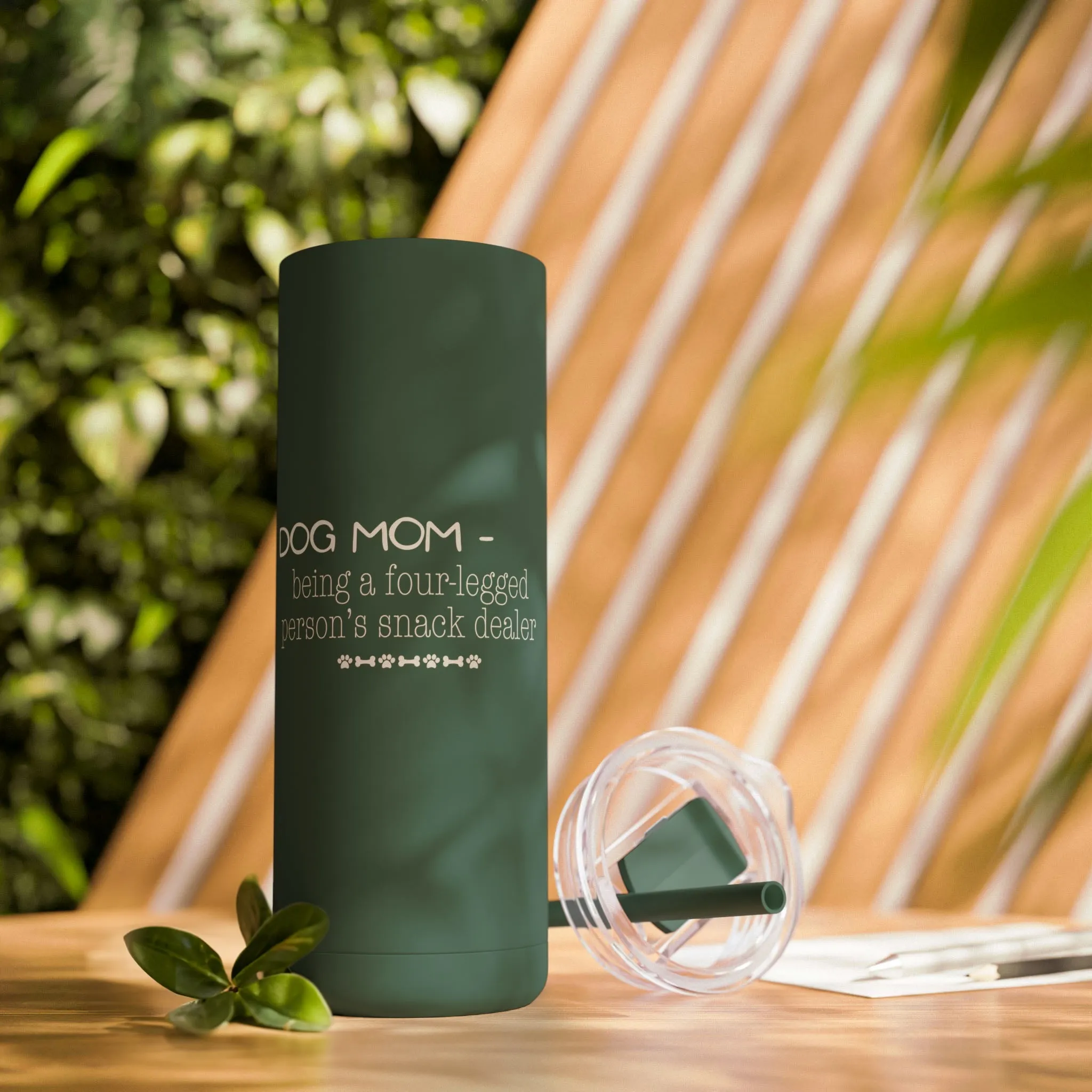 Dog Mom Definition Skinny Matte Tumbler