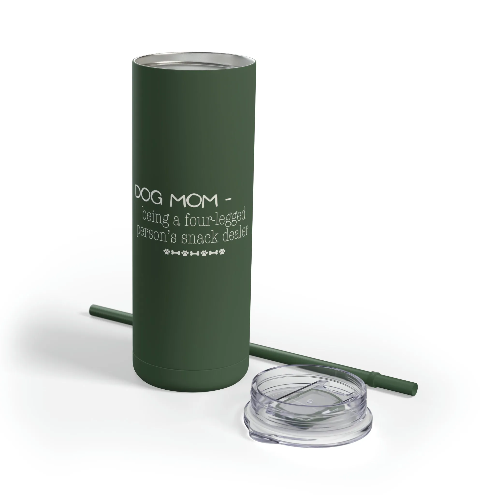 Dog Mom Definition Skinny Matte Tumbler