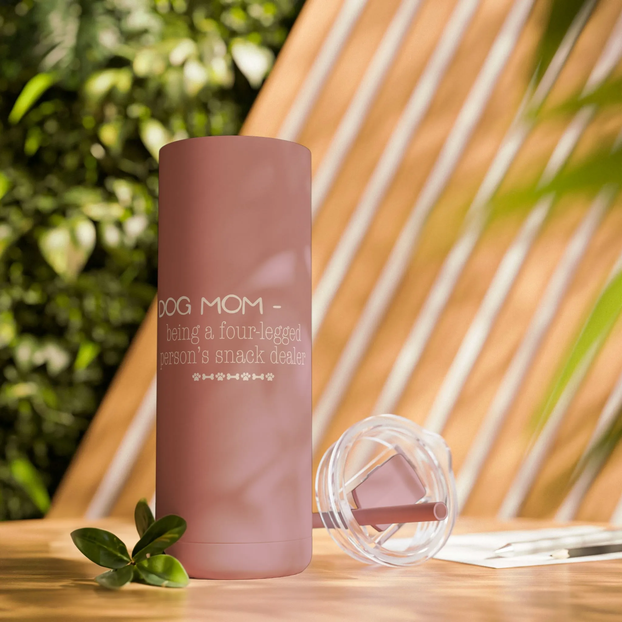 Dog Mom Definition Skinny Matte Tumbler