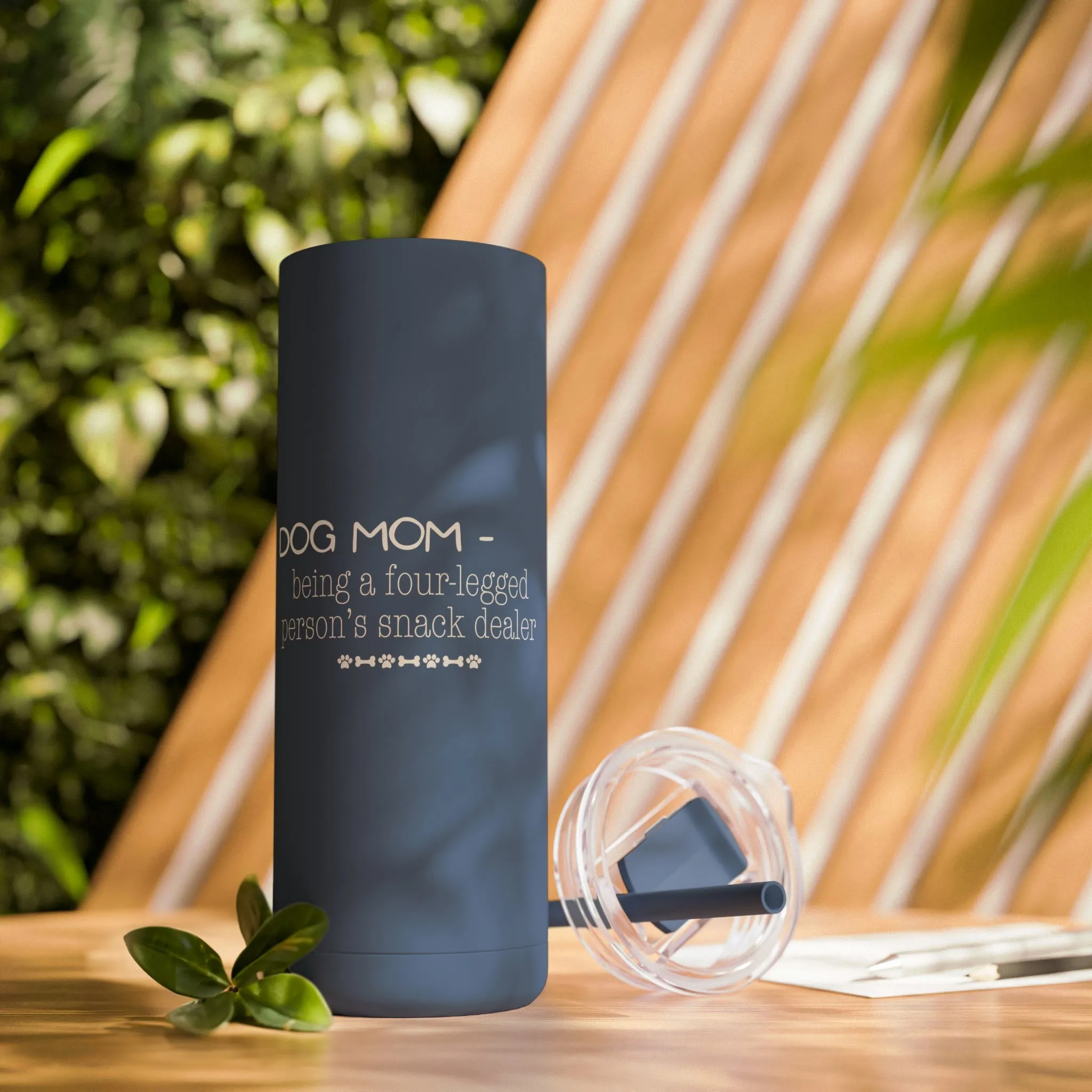 Dog Mom Definition Skinny Matte Tumbler