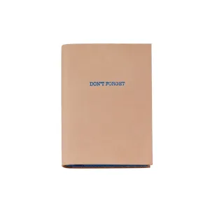 Don't Forget Mini Journal