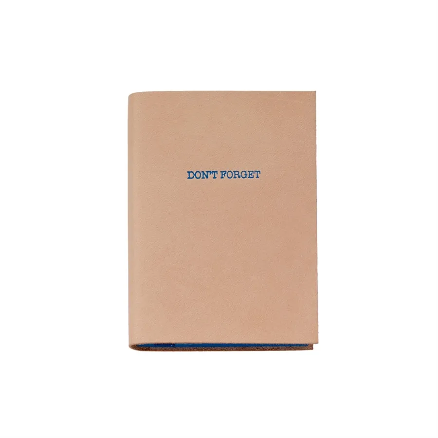 Don't Forget Mini Journal