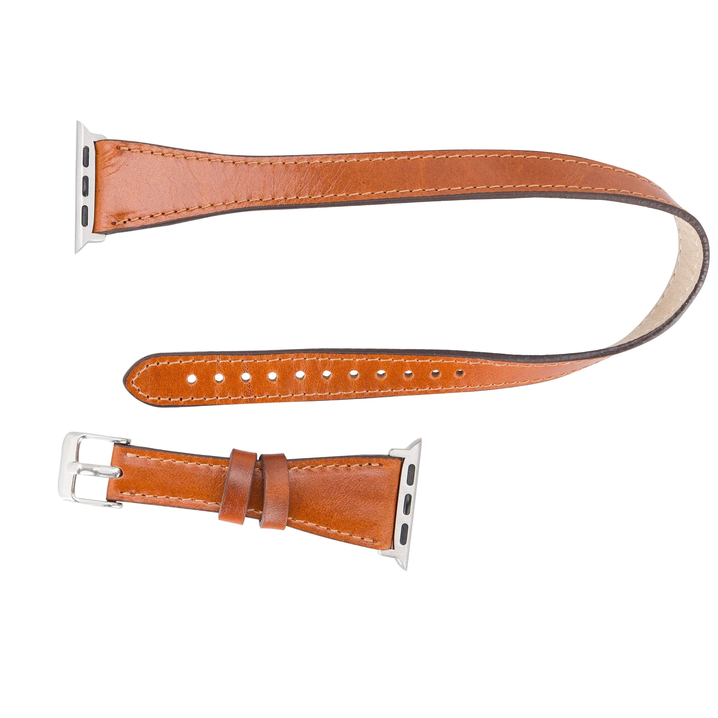 Double Wrap Leather Apple Watch Band