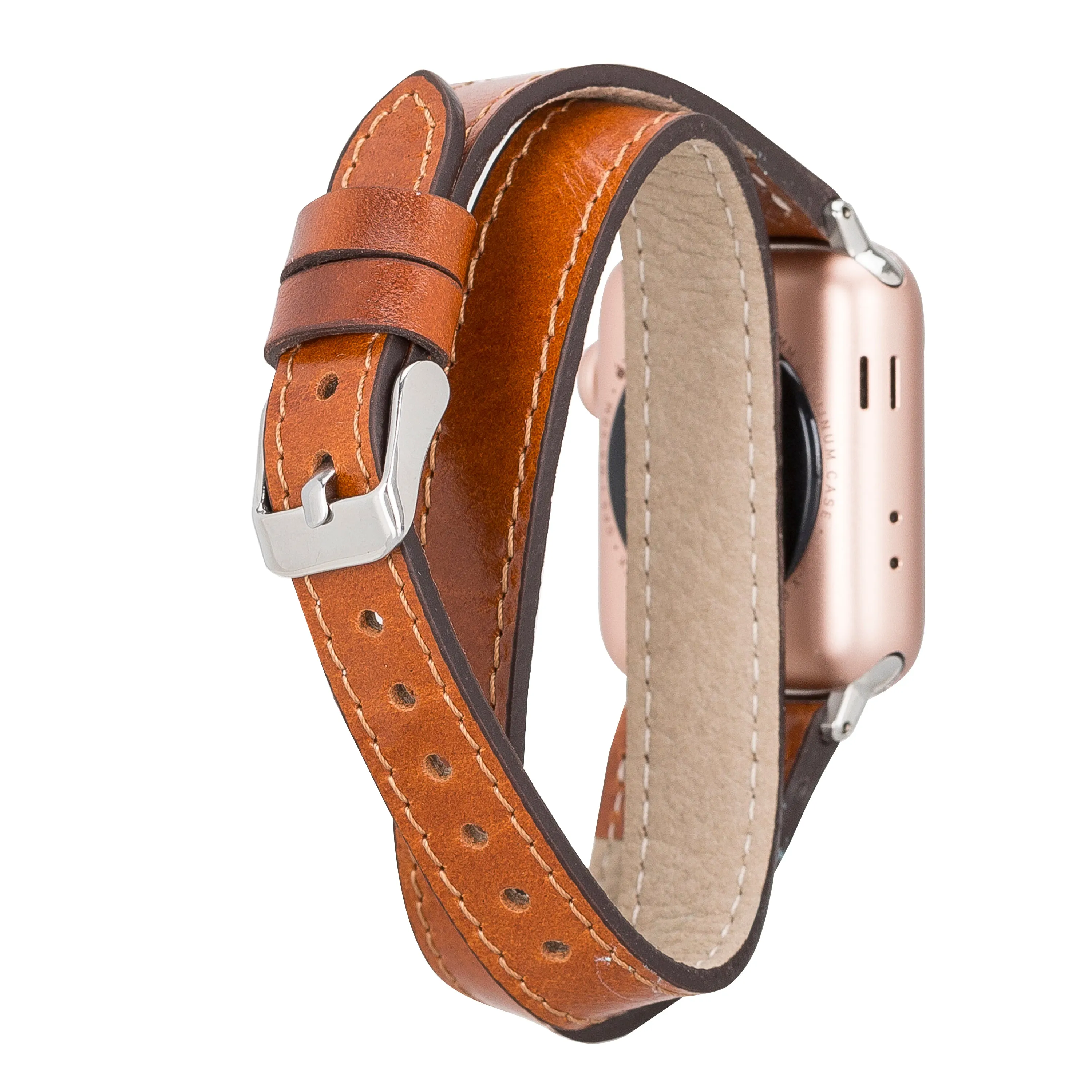 Double Wrap Leather Apple Watch Band