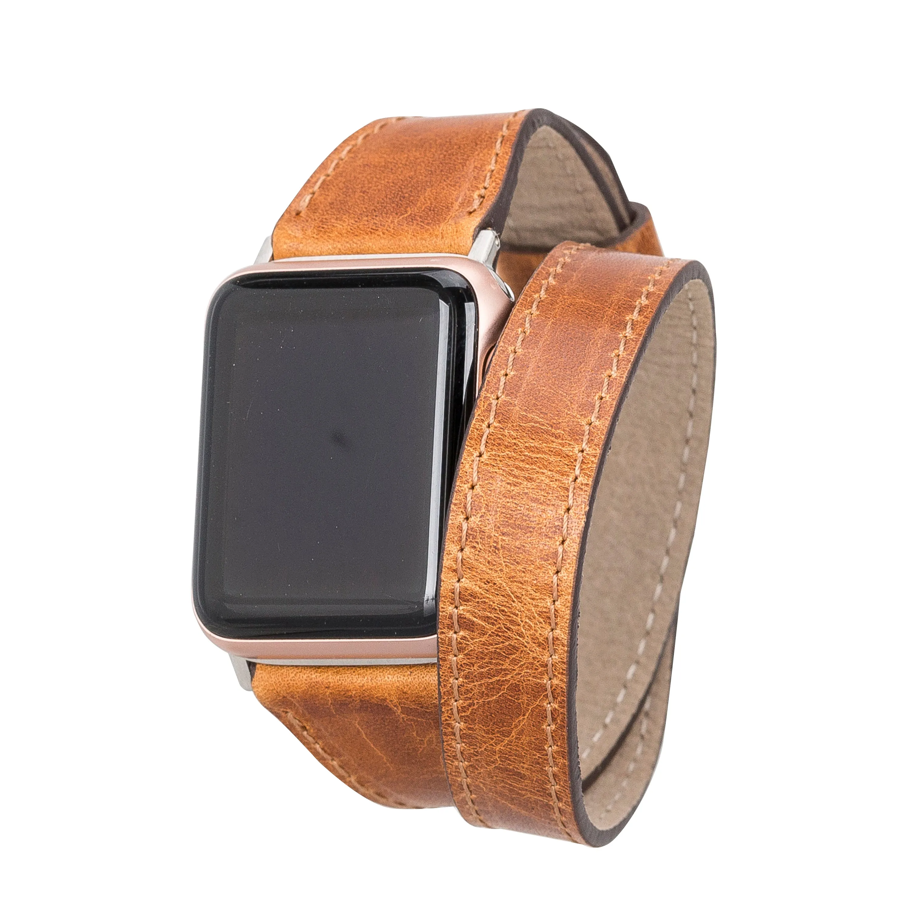 Double Wrap Leather Apple Watch Band