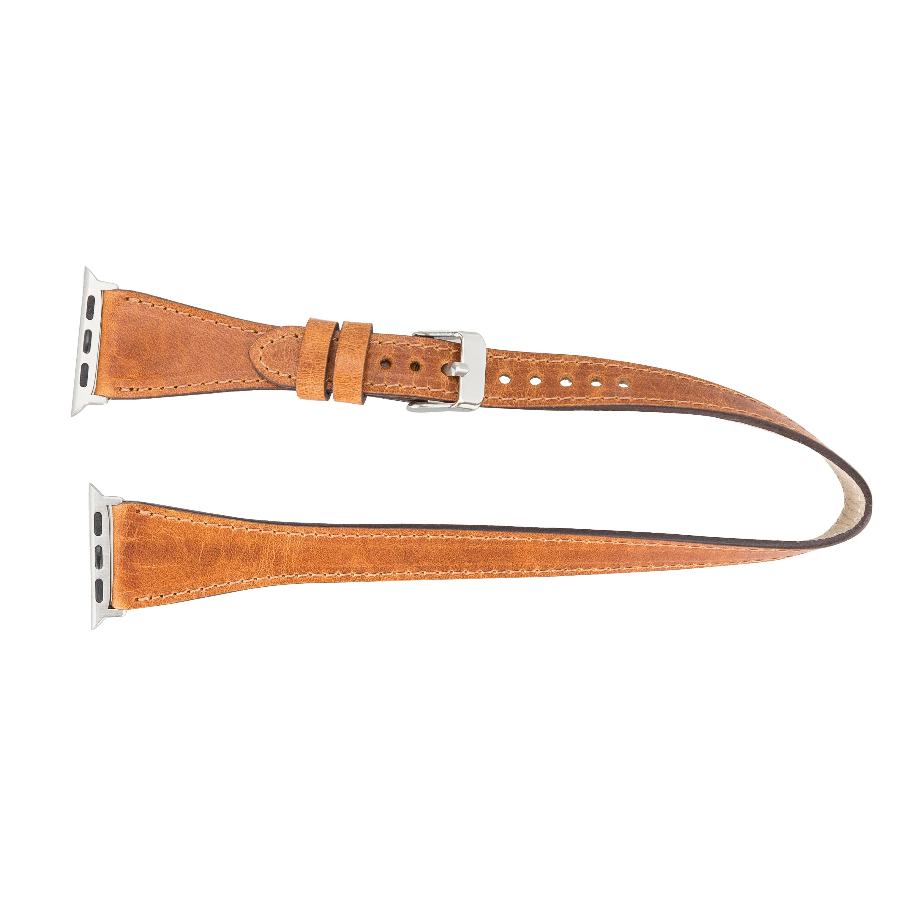 Double Wrap Leather Apple Watch Band