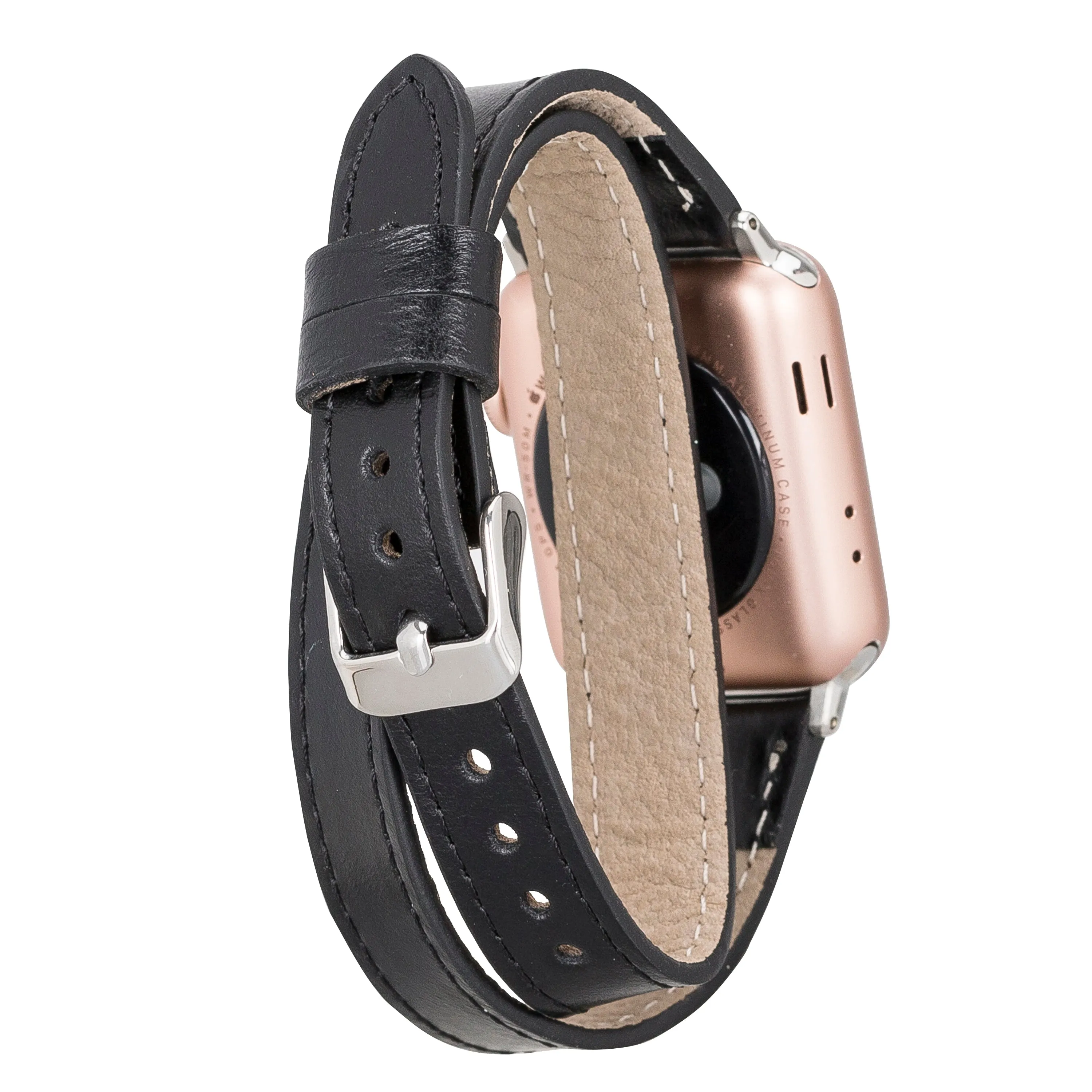 Double Wrap Leather Apple Watch Band