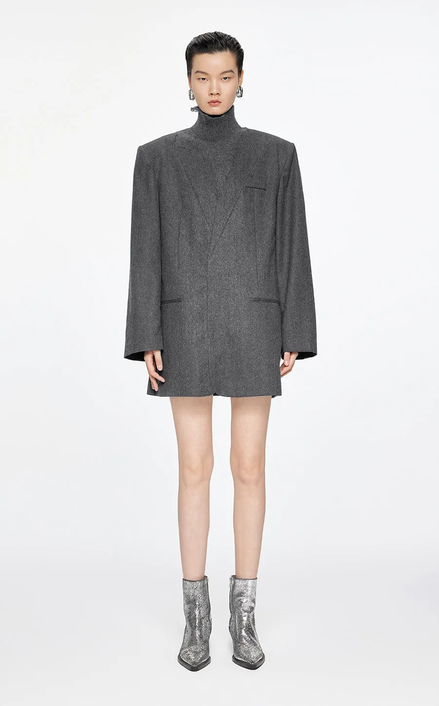 Dress / JNBY High-Necked Blazer Dress