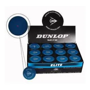 Dunlop Elite Squash Hardball - 1 dozen