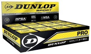 Dunlop Pro Squash Balls (1 Ball Box 12) -DS