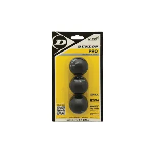 Dunlop Squash Ball Pro - 3 Ball