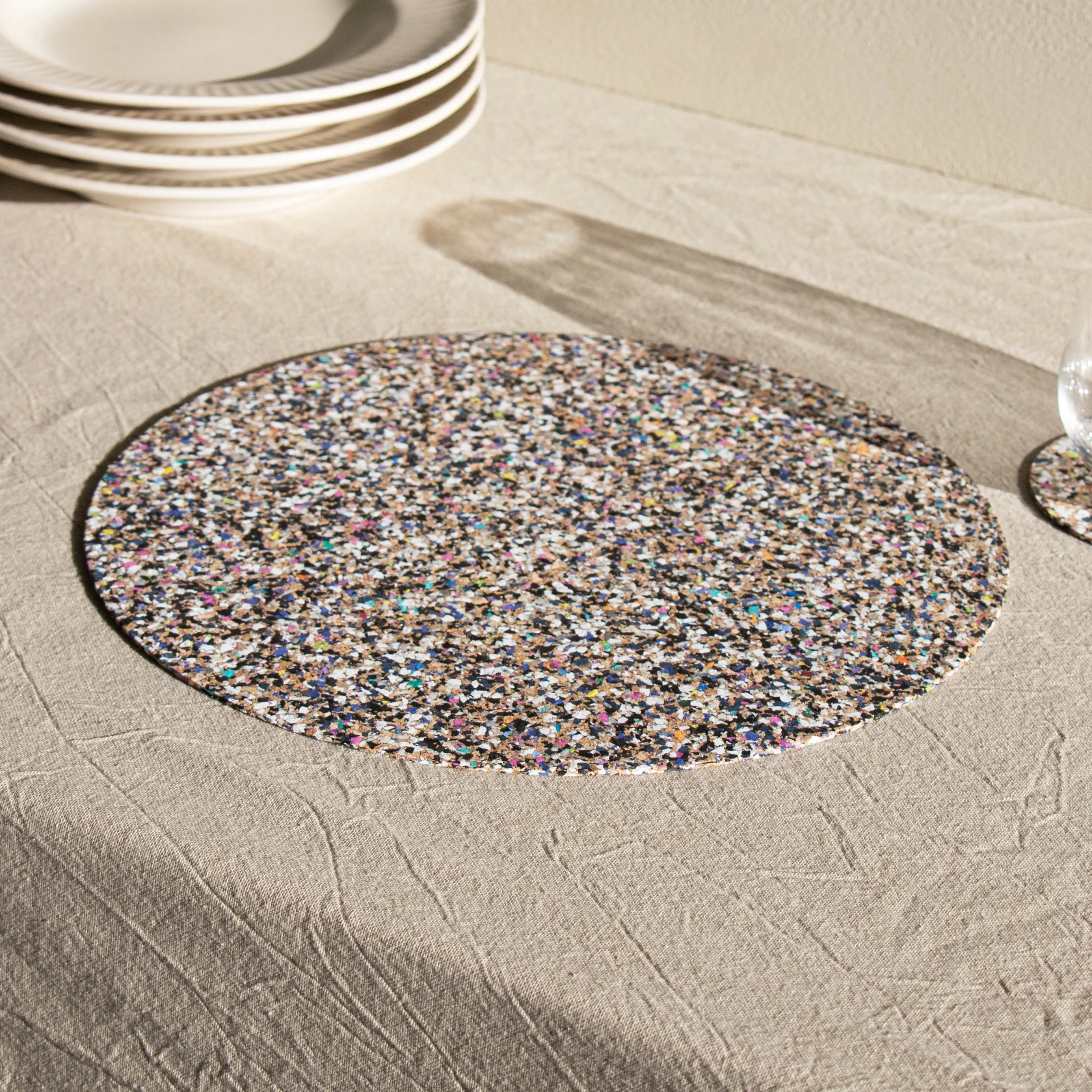 Eco Table Mats | Beach Clean | Round