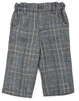 Egg Baby Blue Tweed Infant Pants 6-12 months