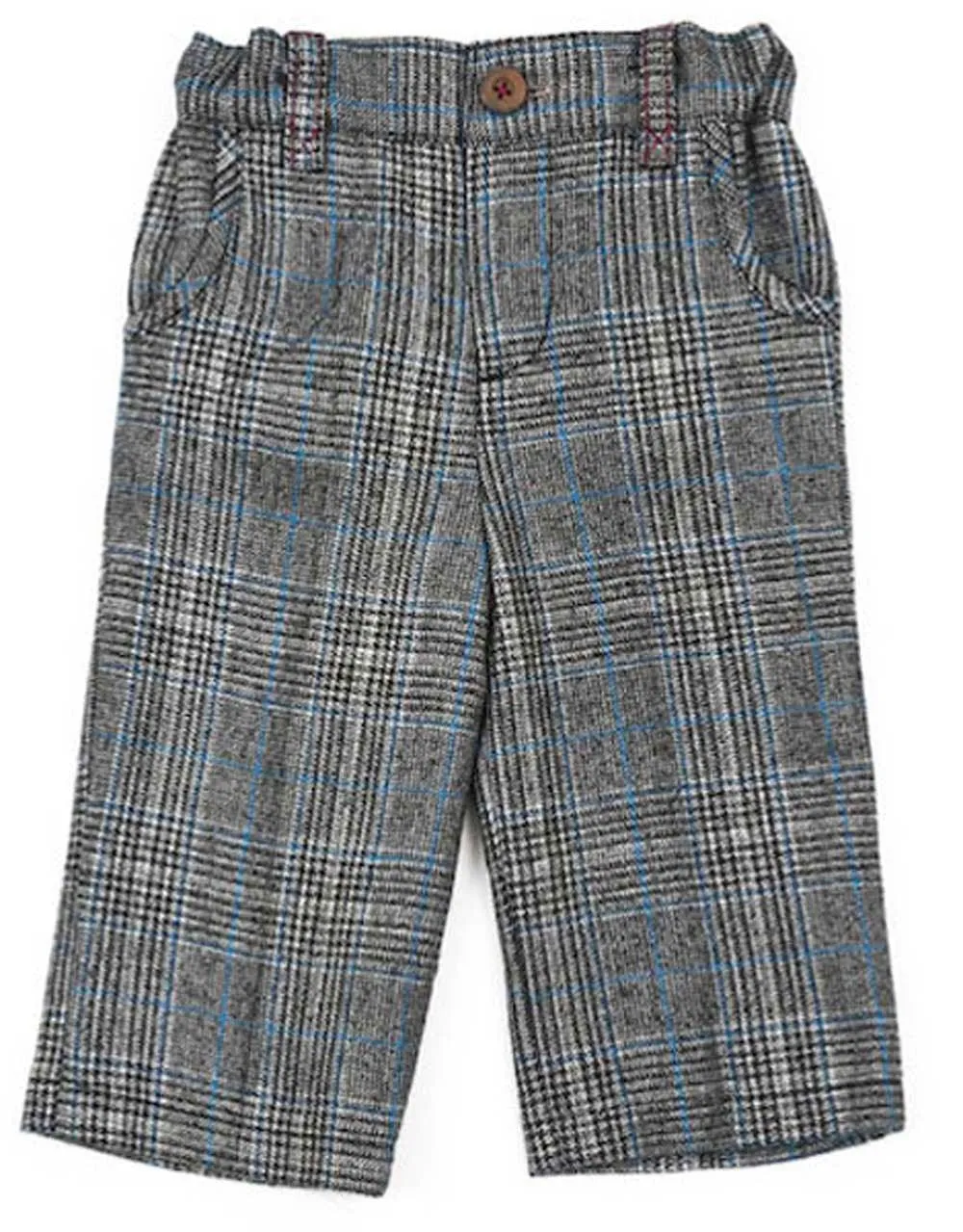 Egg Baby Blue Tweed Infant Pants 6-12 months