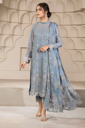Embellished Blue Pakistani Salwar Kameez Suit Dress